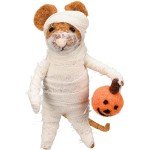 Kathy's Mummy Mouse Figurine - Cute Halloween Decor
