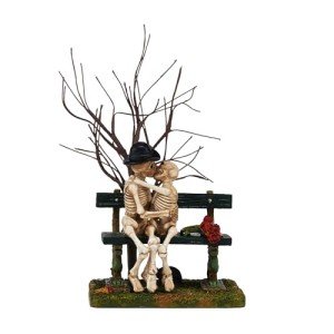 Kiss of Death Halloween Village Figurine, 5.71-Inch
