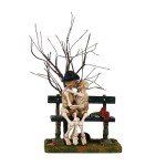 Kiss of Death Halloween Village Figurine, 5.71-Inch