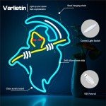 Ghost & Devil Neon Signs for Halloween Decor