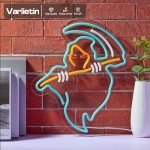 Ghost & Devil Neon Signs for Halloween Decor