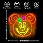 Dimmable Pumpkin Neon Sign for Halloween Fun