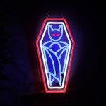 Vampire Neon Light Sign for Halloween Decor