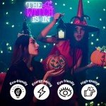 Witch Hat Neon Light for Halloween Decor