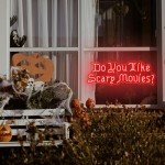 Scary Movies Neon Sign for Halloween Decor