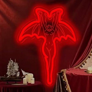 Vampire Neon Sign for Halloween Wall Decor