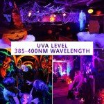 LED Black Light Bulbs 2 Pack for Halloween