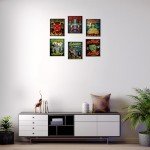 Spooky Dark Academia Halloween Wall Art Set
