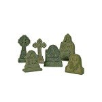 Department 56 Halloween Village Tombstone Accessory MINI Figurines Set 5653065