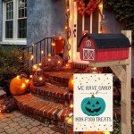 Teal Project Pumpkin Jack-O'-Lantern Garden Flag - Halloween
