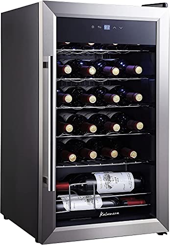 Kalamera Mini Fridge Wine Cooler: 24 Bottle Capacity