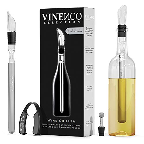 Premium 3-in-1 Wine Cooler & Decanter Set