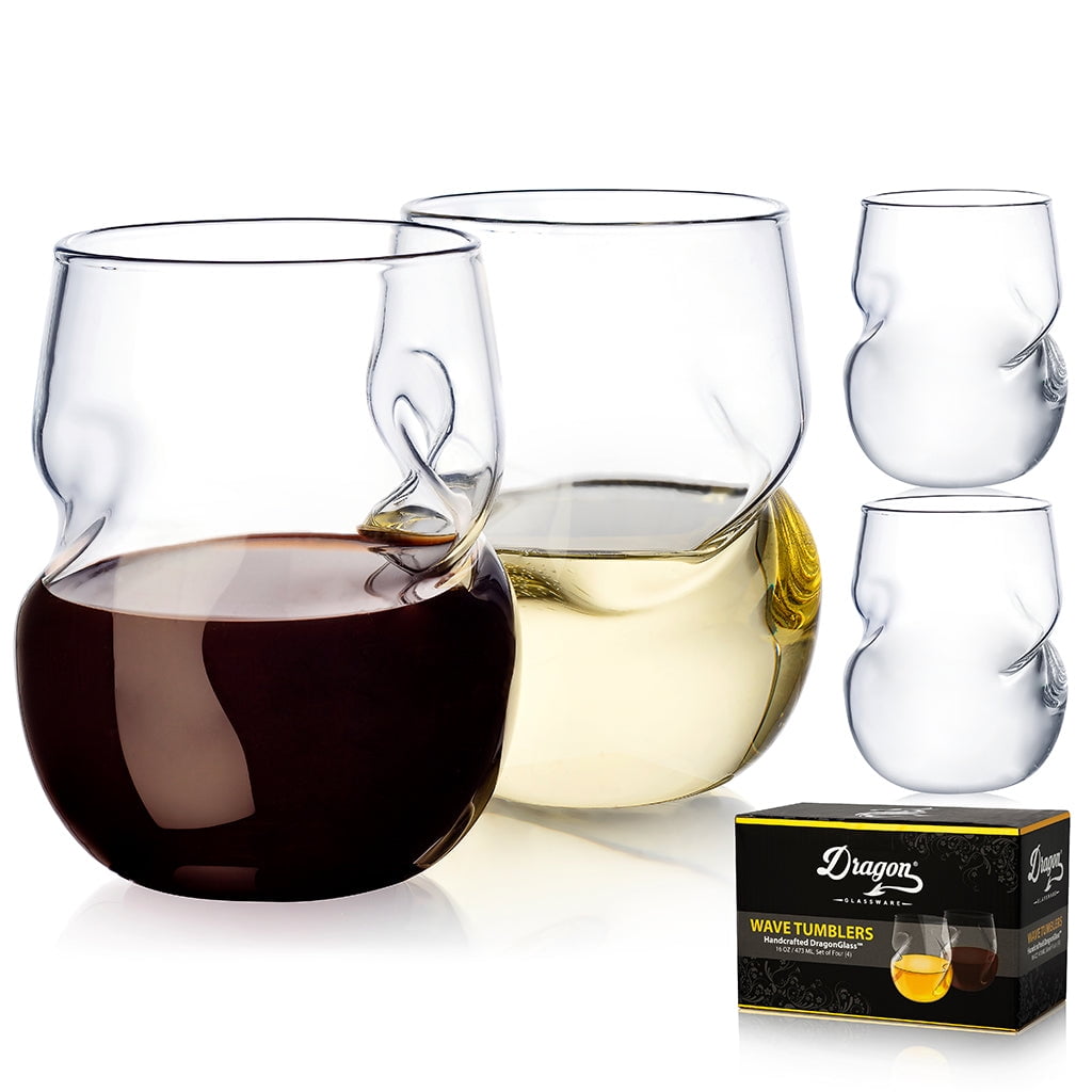 Stemless Wine Glasses