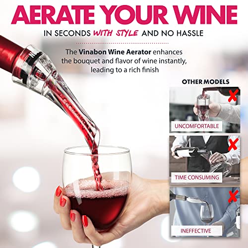 2-in-1 Professional Wine Aerator Pourer Spout