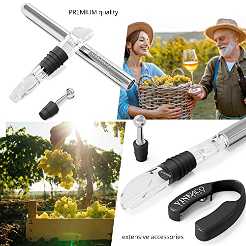 Premium 3-in-1 Wine Cooler & Decanter Set