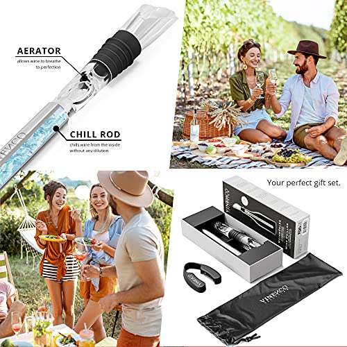 Premium 3-in-1 Wine Cooler & Decanter Set