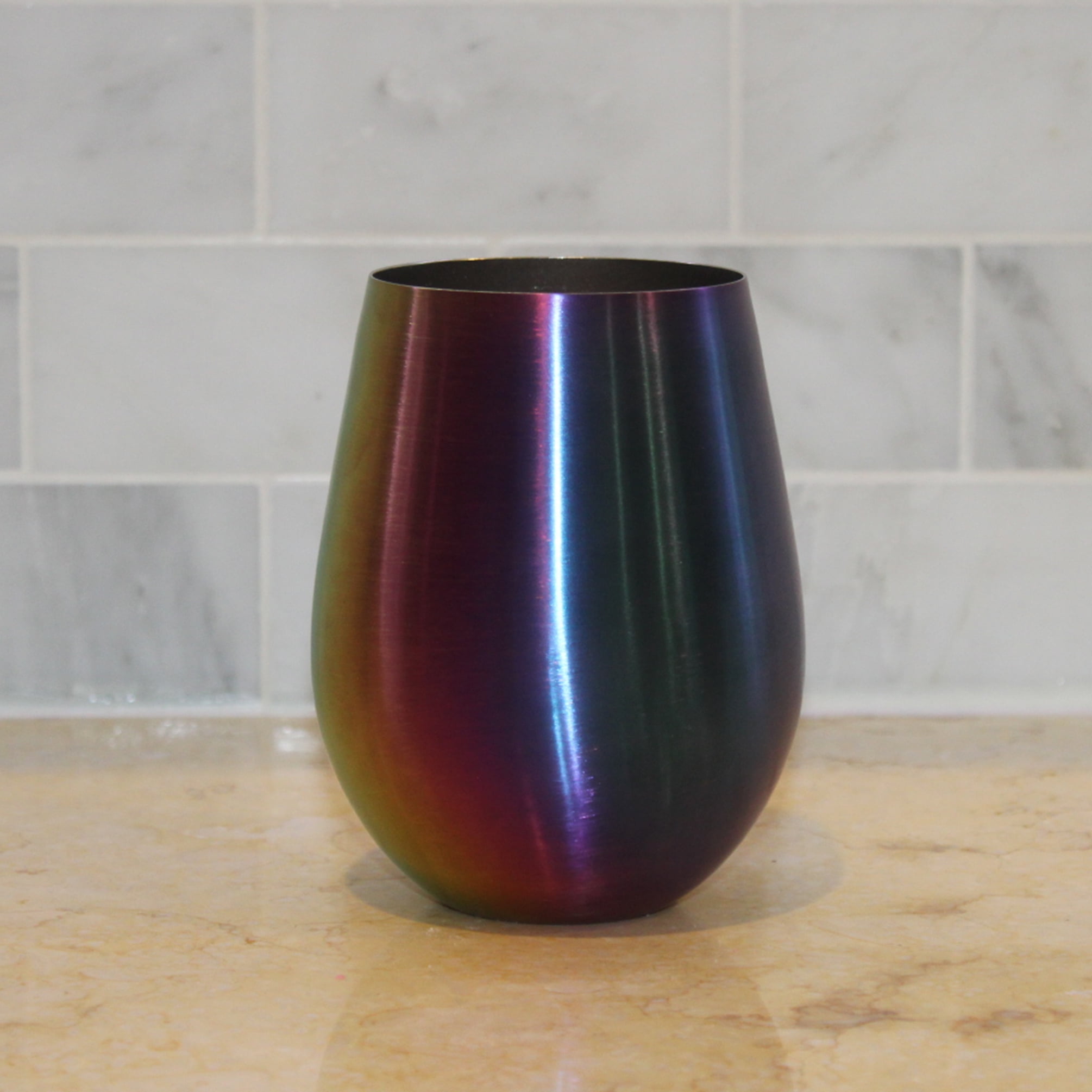 Stainless Steel Stemless Wine Glasses - Unbreakable