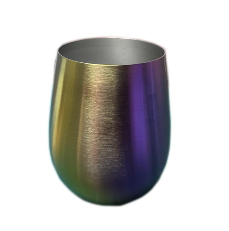 Stainless Steel Stemless Wine Glasses - Unbreakable