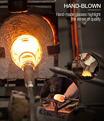 Modern Crystal White Wine Glasses (Set of 4)