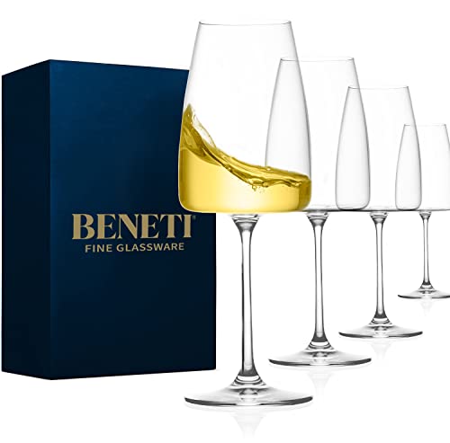 White Wine Glass Set - 14oz - Square & Stemmed