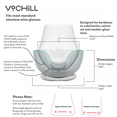 Chill Stemless Wine Glass with VoChill