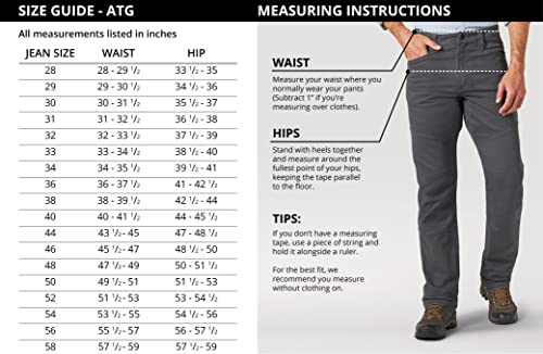 Wrangler ATG Men's Convertible Trail Jogger, Caviar, 32W