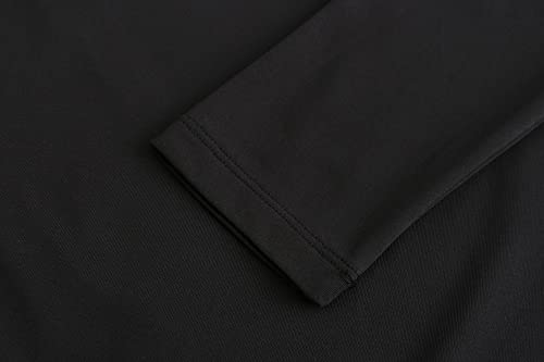 Women's Fleece-Lined Thermal Turtle Neck Shirts