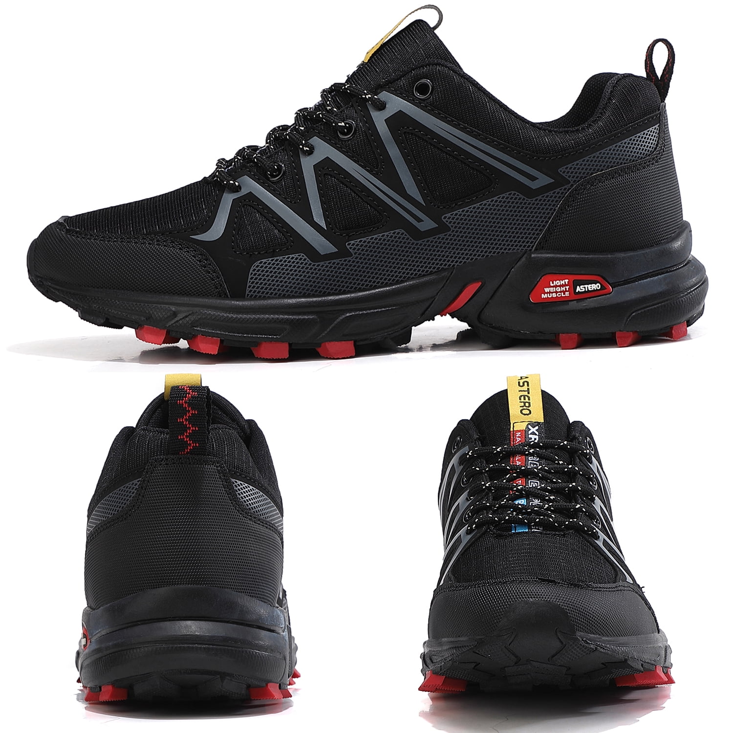 TOPIO Men's breathable Trail Running Hiking Shoes