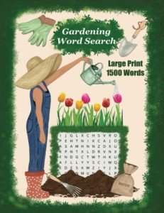 Garden-Themed Large Print Word Search for Seniors