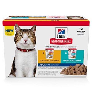Essential Nutrition for Senior Cats in 12 Pouches