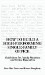 Build a High-Performing Family Office for Seniors
