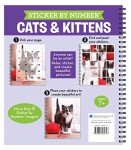 Cat Sticker by Number: Fun Brain Games for Seniors