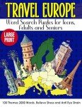 Large Print European Word Search Puzzles for Seniors