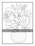 100 Inspiring Flower Designs Coloring Book for Adults