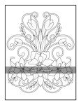 100 Inspiring Flower Designs Coloring Book for Adults