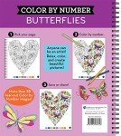 Butterfly Color by Number Brain Games for Seniors