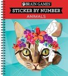 Sticker by Number: Animal Brain Games for Seniors