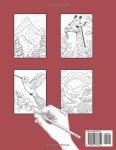 Large Print Nature Coloring Book for Seniors