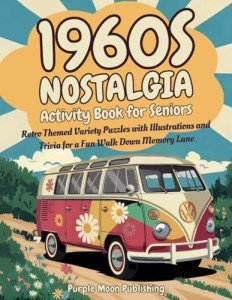1960s Nostalgia Activity Book for Seniors