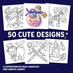 Witchy Vibes: Easy Coloring Book for Seniors