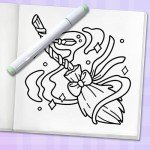 Witchy Vibes: Easy Coloring Book for Seniors