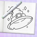 Witchy Vibes: Easy Coloring Book for Seniors