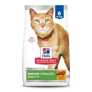 Hill's Science Diet Senior Cat Food, Chicken & Rice