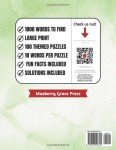Large Print Gardening Word Search for Seniors