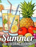 Easy Summer Coloring Book for Seniors and Adults