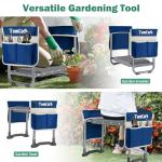Garden Kneeler and Seat with Tool Pouches
