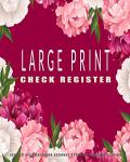 Large Print Check Register for Easy Bookkeeping