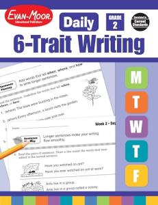 Daily 6-Trait Writing Workbook for Grade 2