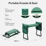 Garden Kneeler and Seat with Tool Bags