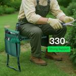 Garden Kneeler and Seat with Tool Bags